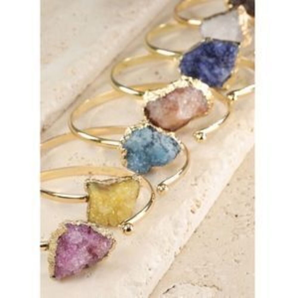 ELENA Druzy Bracelet - 5 colors